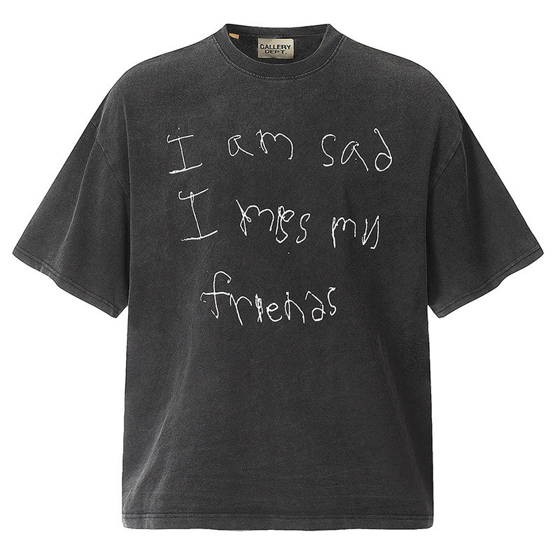 Gallery Dept. 闂傚懎妫欓獮濂�am Sad I miss my Friends闂傚懎妫楀畷锟絋-Shirt