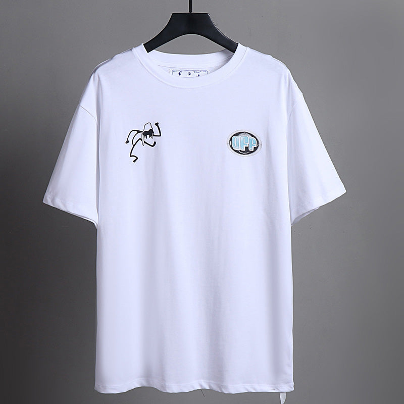 OFF-WHITE DJ Print T-Shirts