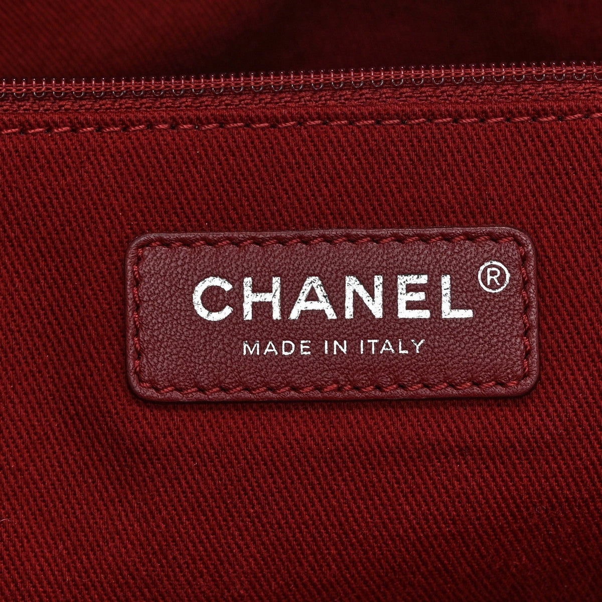 Canvas Small Deauville Tote Red