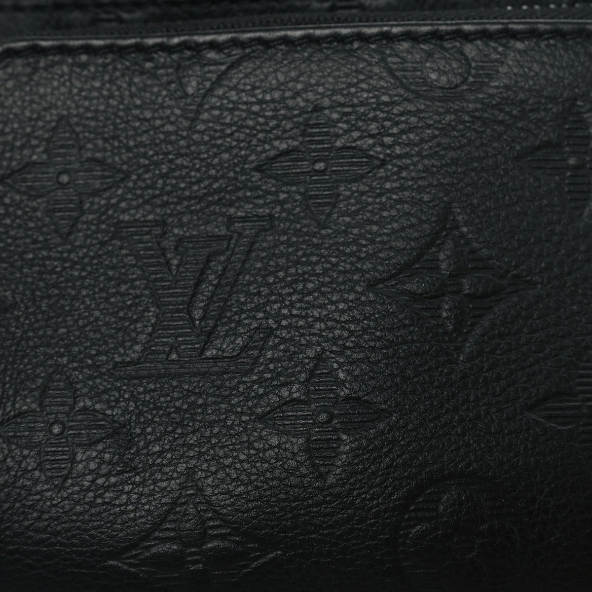 Calfskin Monogram Shadow Rush BumBag Black