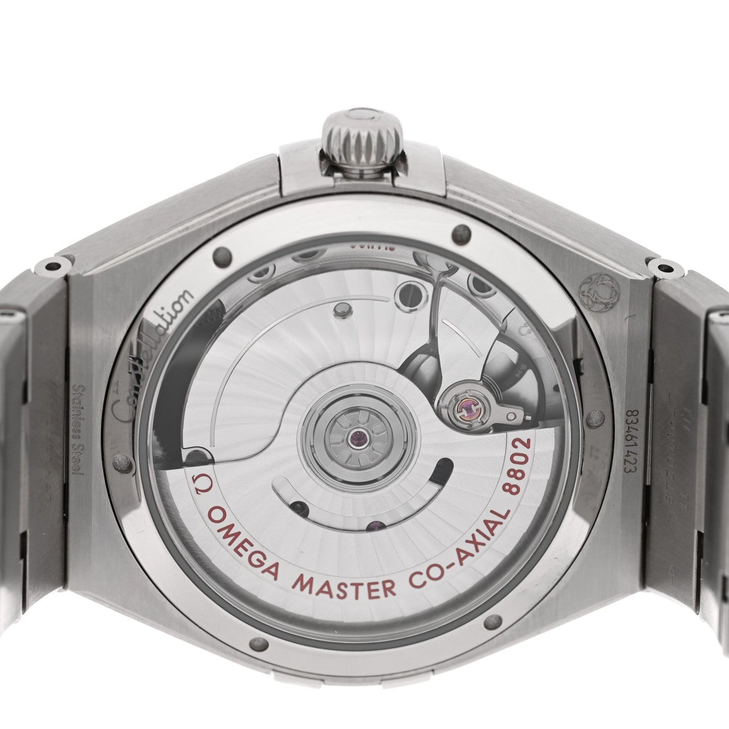 Stainless Steel Diamond 34mm Constellation Co-axial Master Chronometer Automatic Watch Blue 131.10.34.20.53.001
