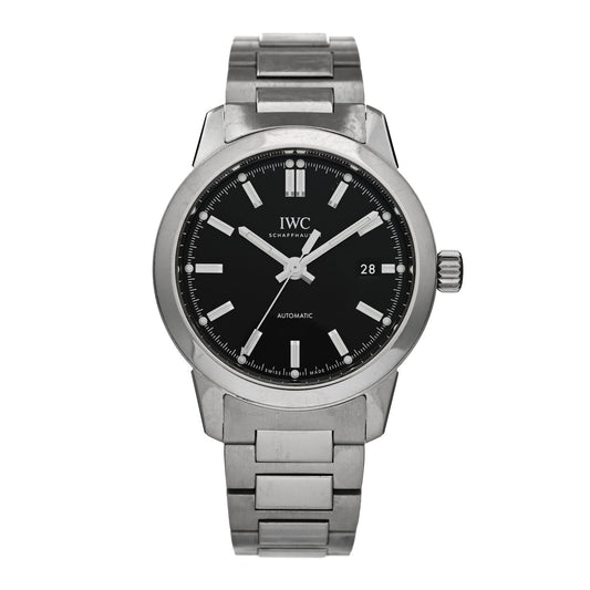 Stainless Steel 40mm Ingenieur Automatic Watch Black IW357002