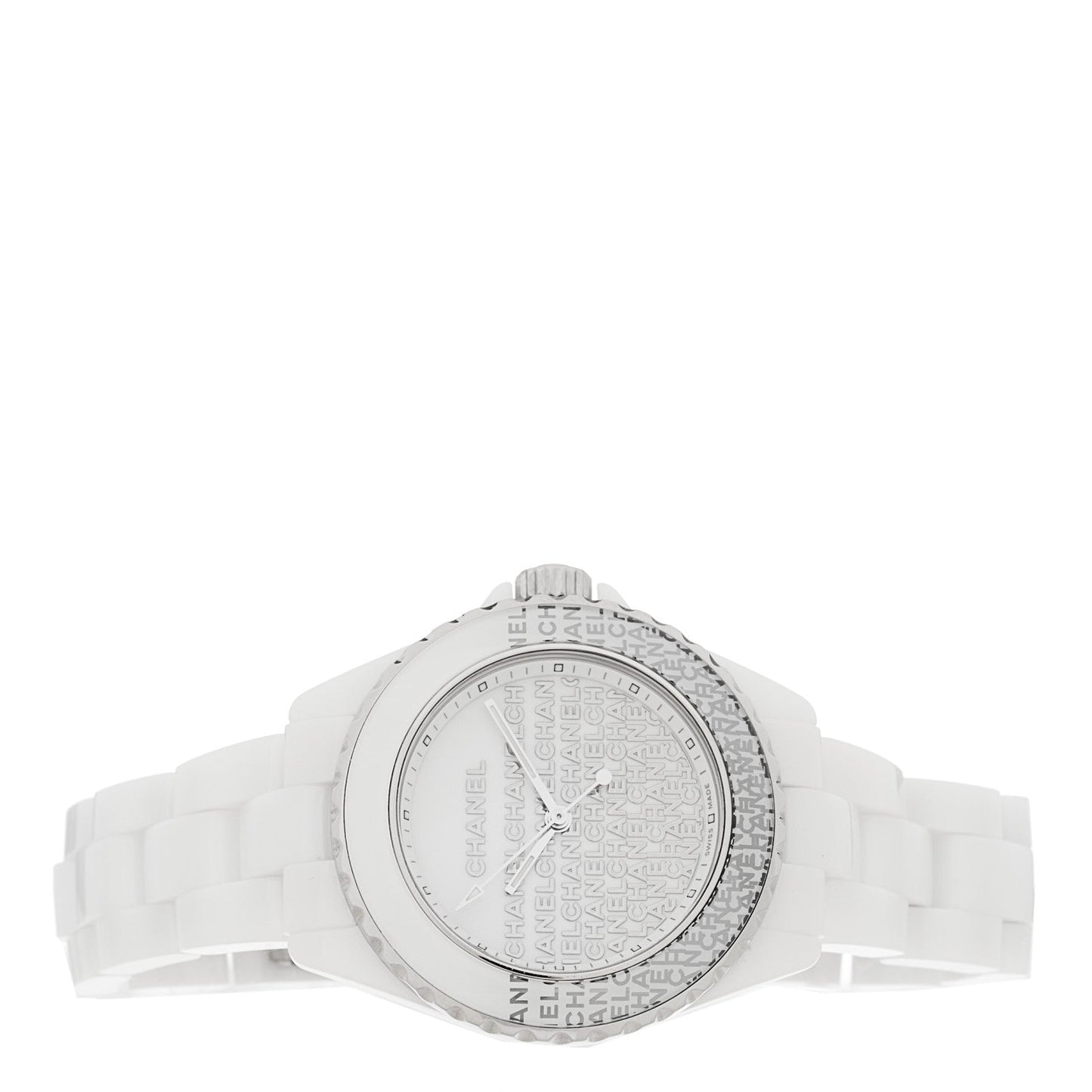 Stainless Steel Ceramic 33mm J12 Wanted de Chanel Limited Edition Automatic Watch White