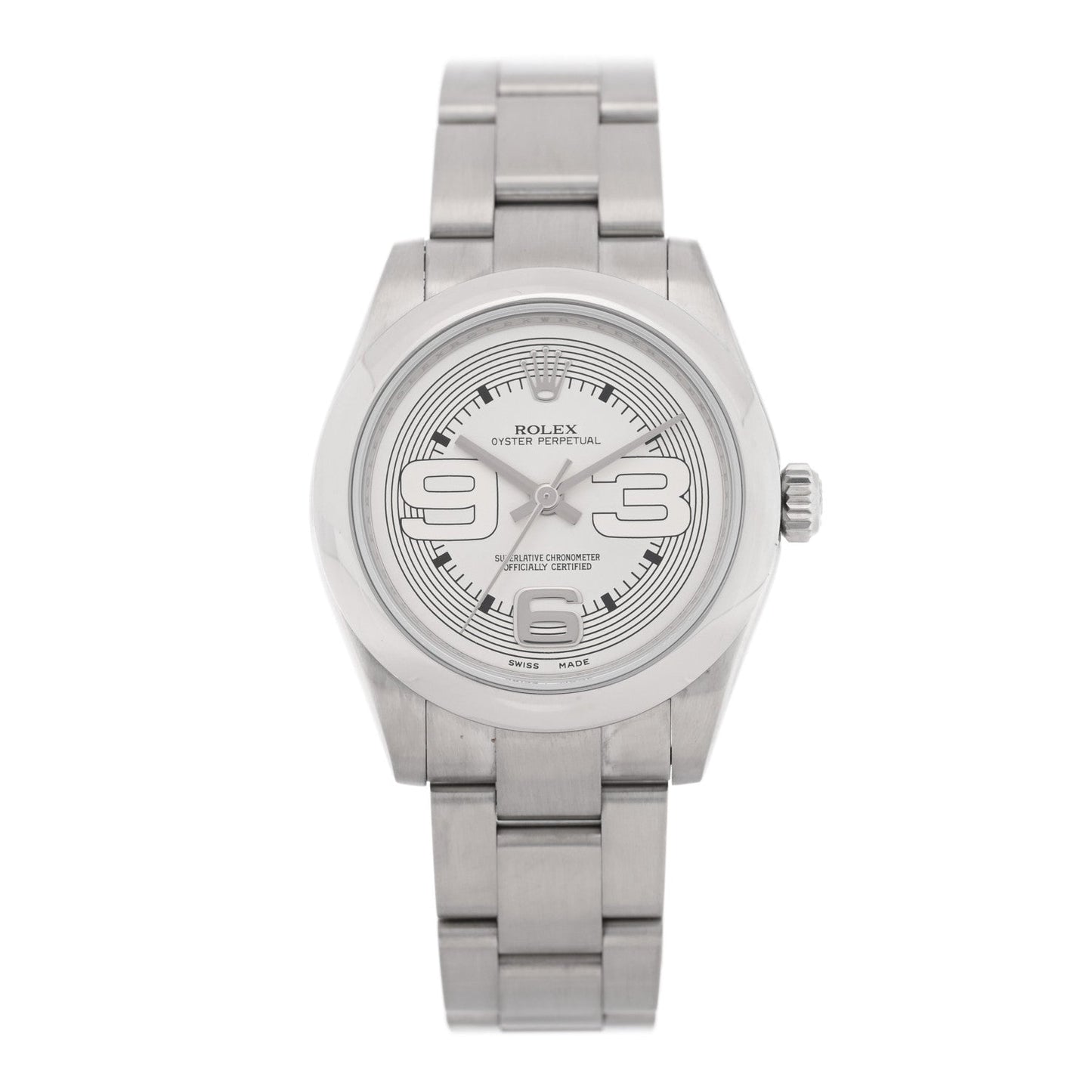 Stainless Steel 31mm Oyster Perpetual Watch Silver 177200