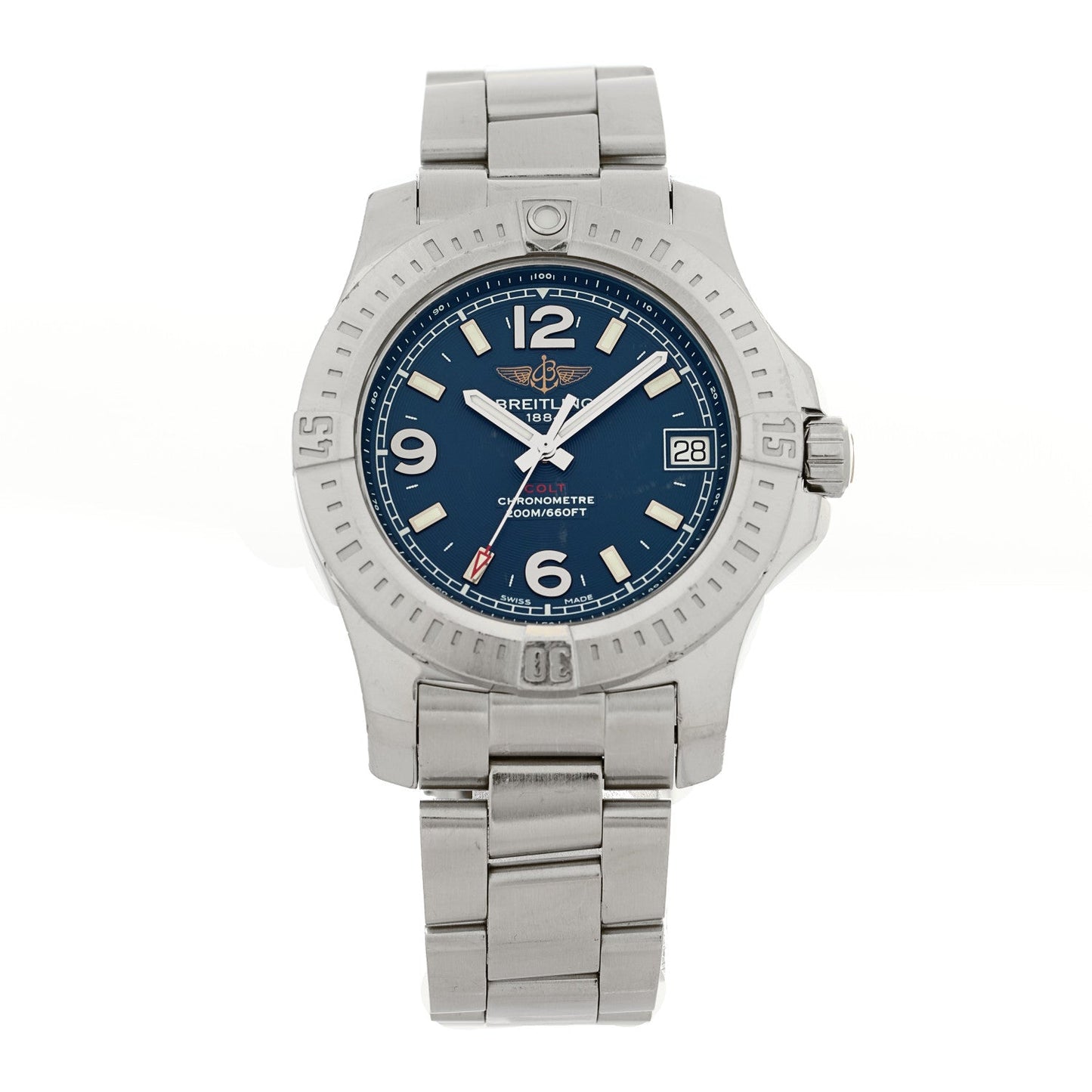 Stainless Steel 36mm Colt Quartz Watch Blue A74389