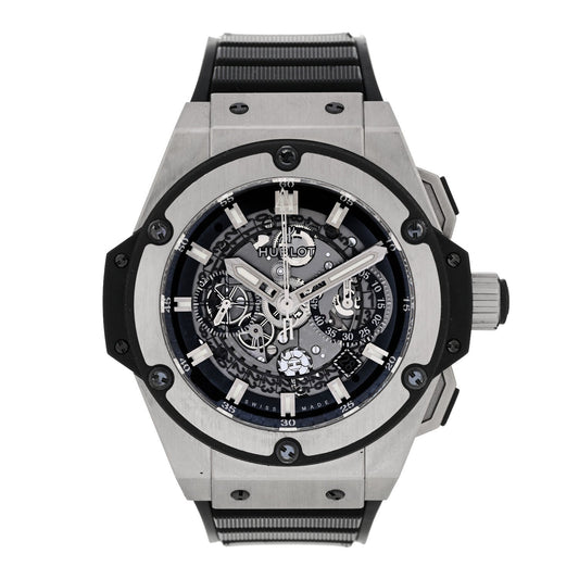 Titanium Rubber 48mm King Power Unico Automatic Watch Silver 701.NX.0170.RX