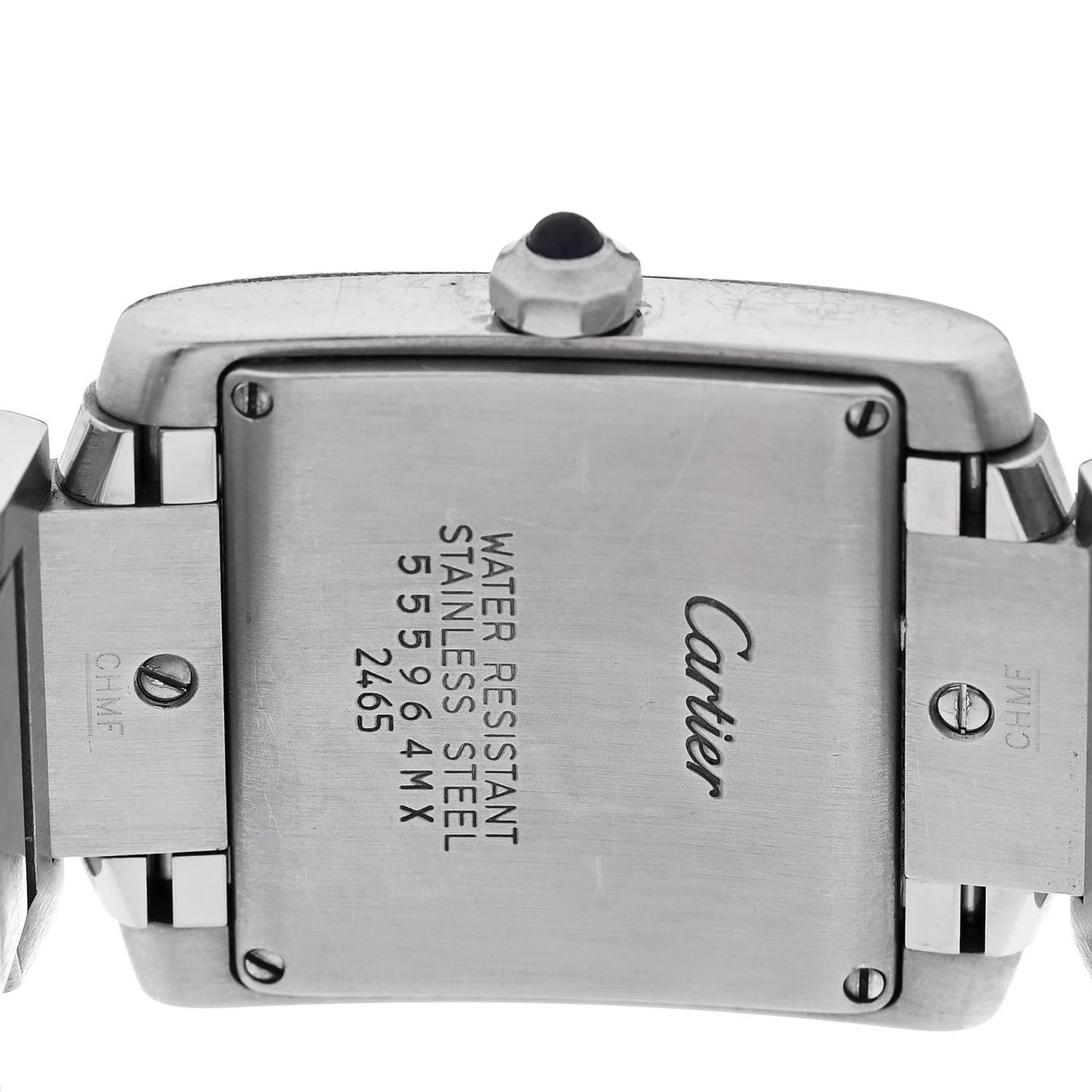 Stainless Steel 25mm Tank Francaise Quartz Watch