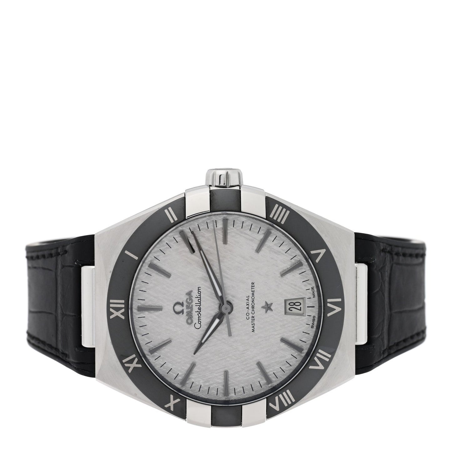 Stainless Steel Alligator 41mm Constellation Co-axial Master Chronometer Automatic Watch Grey 131.33.41.21.06.001