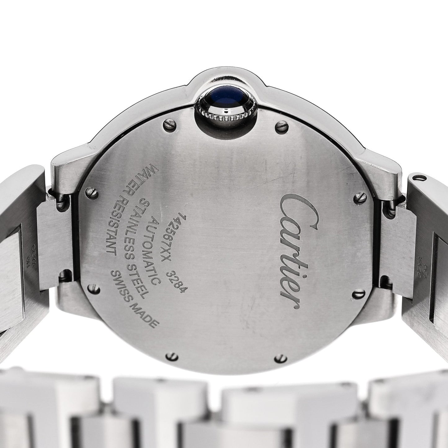 Stainless Steel Diamond Bezel 36mm Ballon Bleu De Cartier Automatic Watch