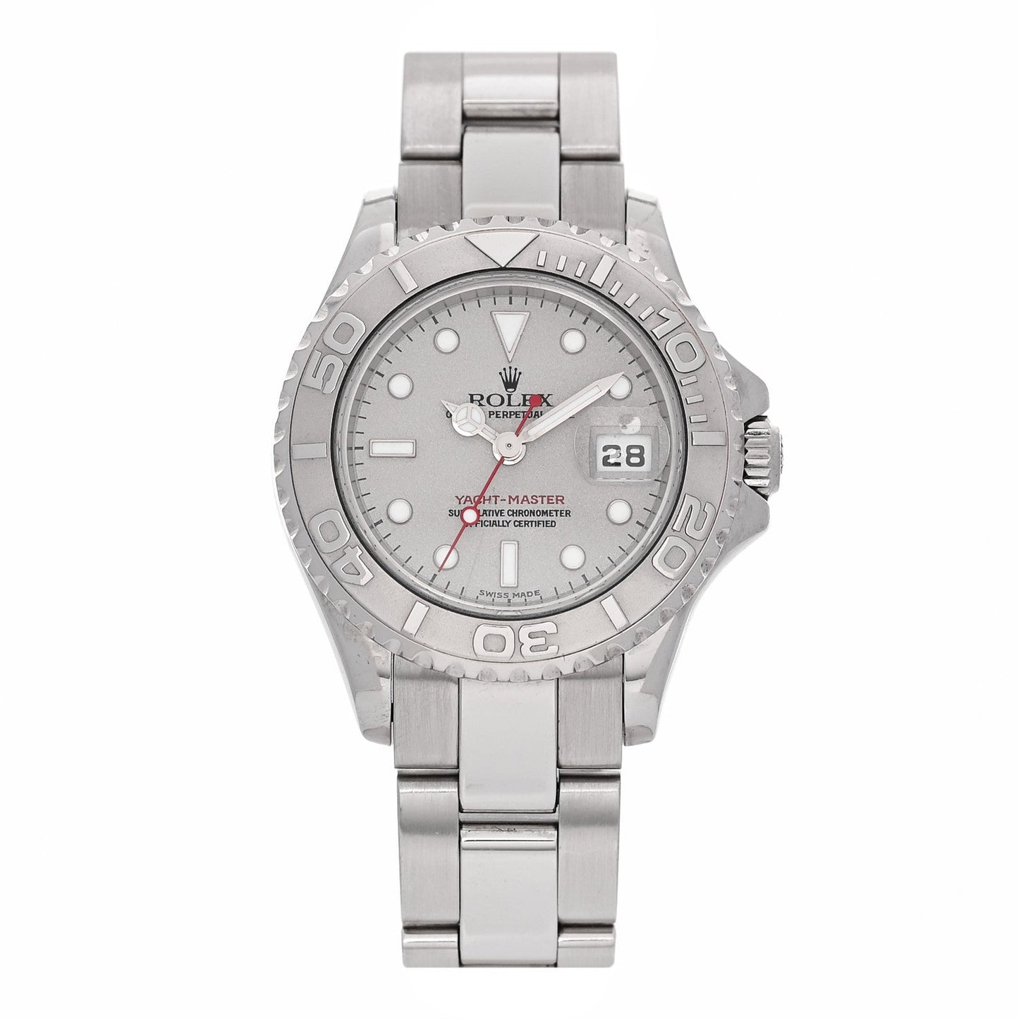 Stainless Steel Platinum 29mm Yacht-Master Watch Silver 169622