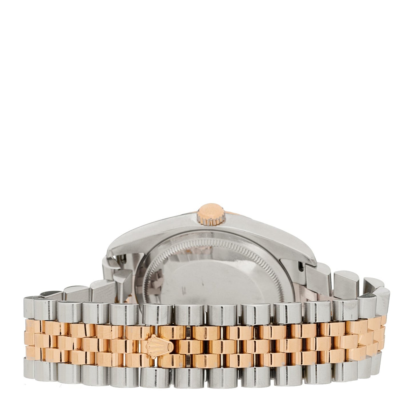 Stainless Steel 18K Everose Gold Diamond 36mm Oyster Perpetual Datejust Watch Pink Jubilee 116231