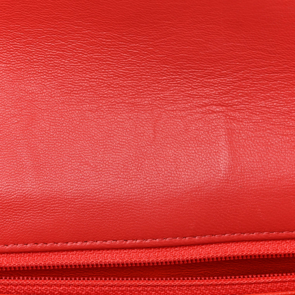 Lambskin Quilted Mini Rectangular Flap Red